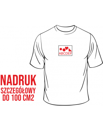 Nadruk flex do 100cm2...