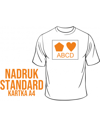 Nadruk flex a4 Standard